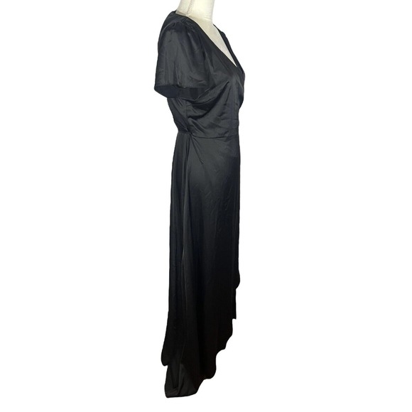 Baltic Born Black Wrap Dress - Picture 3 of 8